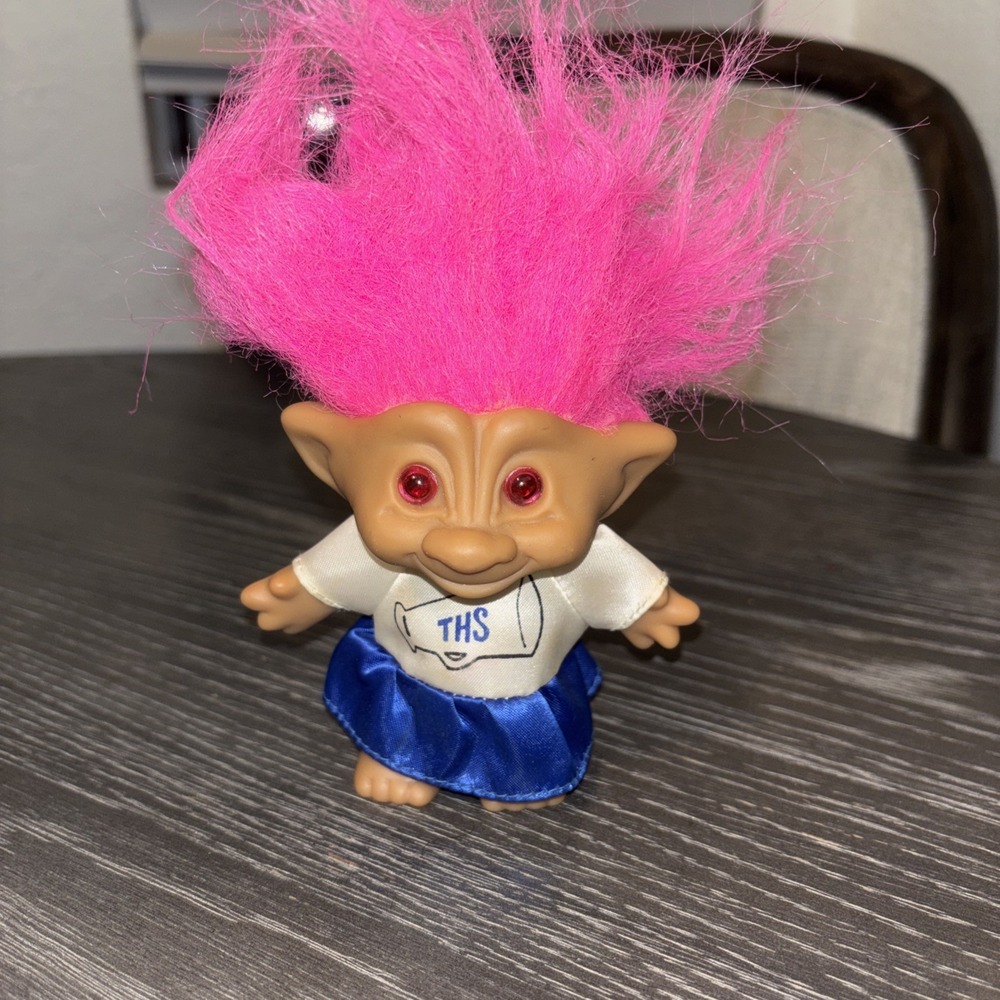 Vintage THS‎ Cheerleader Troll Doll